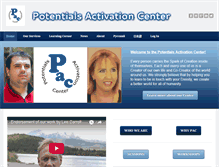 Tablet Screenshot of potentialsactivationcenter.com